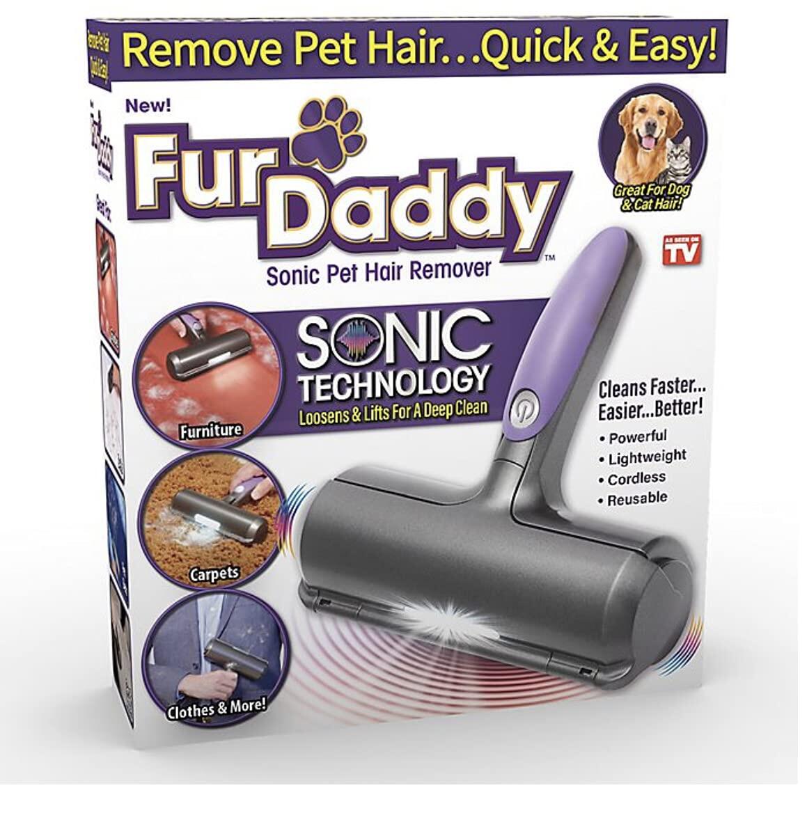 Fur Daddy – El Eliminador de Pelo de Mascotas con Tecnología Sónica